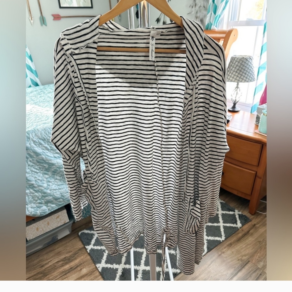 Hooded Cardigan with Pockets